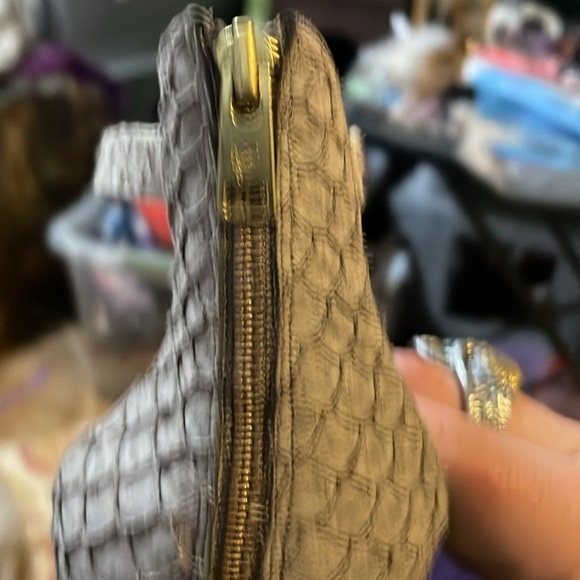 Joie Abbott faux snakeskin open toe sandals heels size 10 (40) - Picture 8 of 10